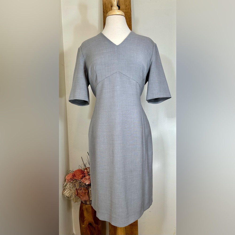 Tahari ASL Classic Gray Dress